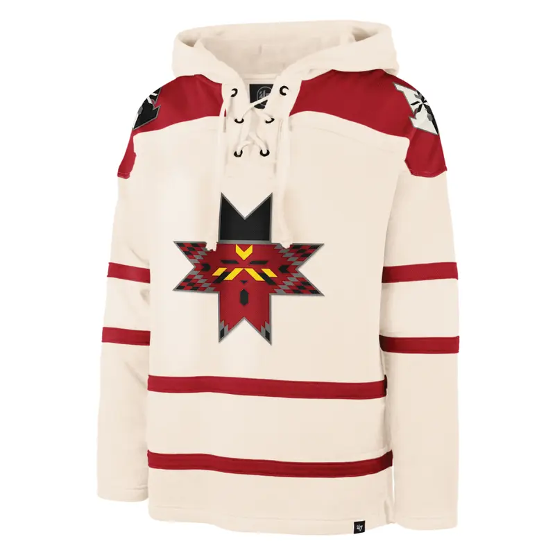 Indianapolis Indians '47 Adult Super Lacer Hockey Hood