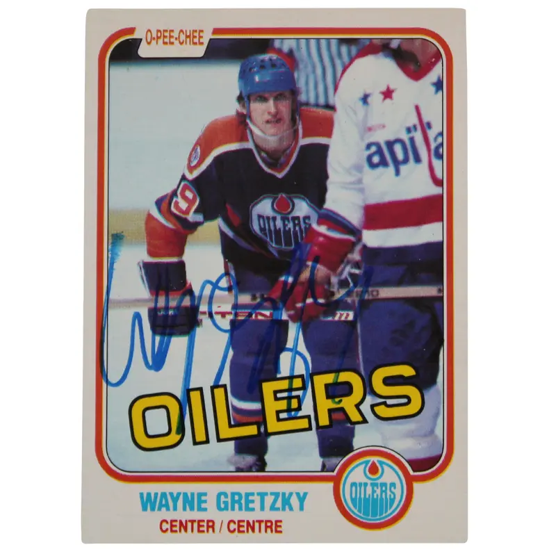 Oilers Wayne Gretzky Authentic Signed 1981 O-Pee-Chee #106 Card JSA #YY84418