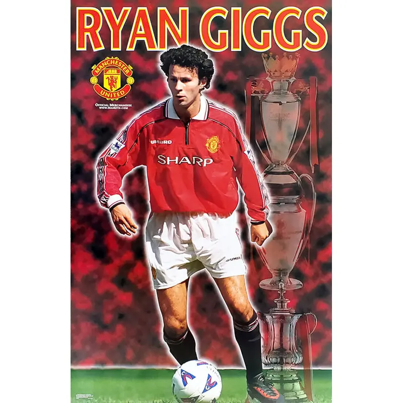 Ryan Giggs "Champion" Manchester United FC Poster - Starline Inc. 1999