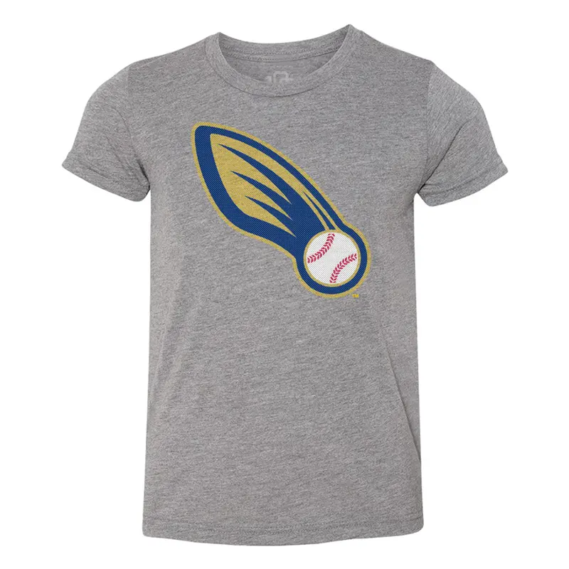 Youth Helicopter Seed Halftone Gray Tee