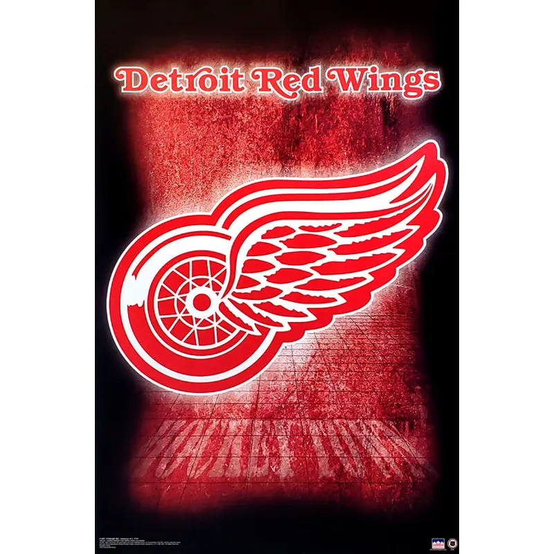 Detroit Red Wings "Hockeytown" Official NHL Team Logo Poster - Starline