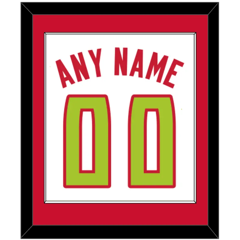 Atlanta Name & Number - Home White (2015-2017) - Single Mat 1