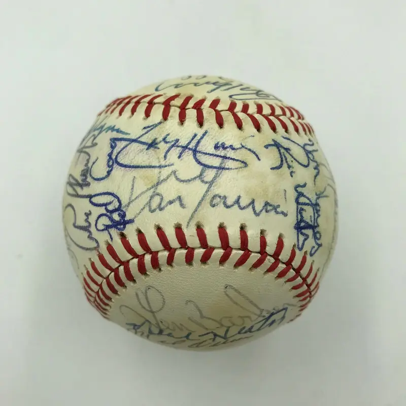 1982 Cleveland Indians Team Signed Official American League Baseball