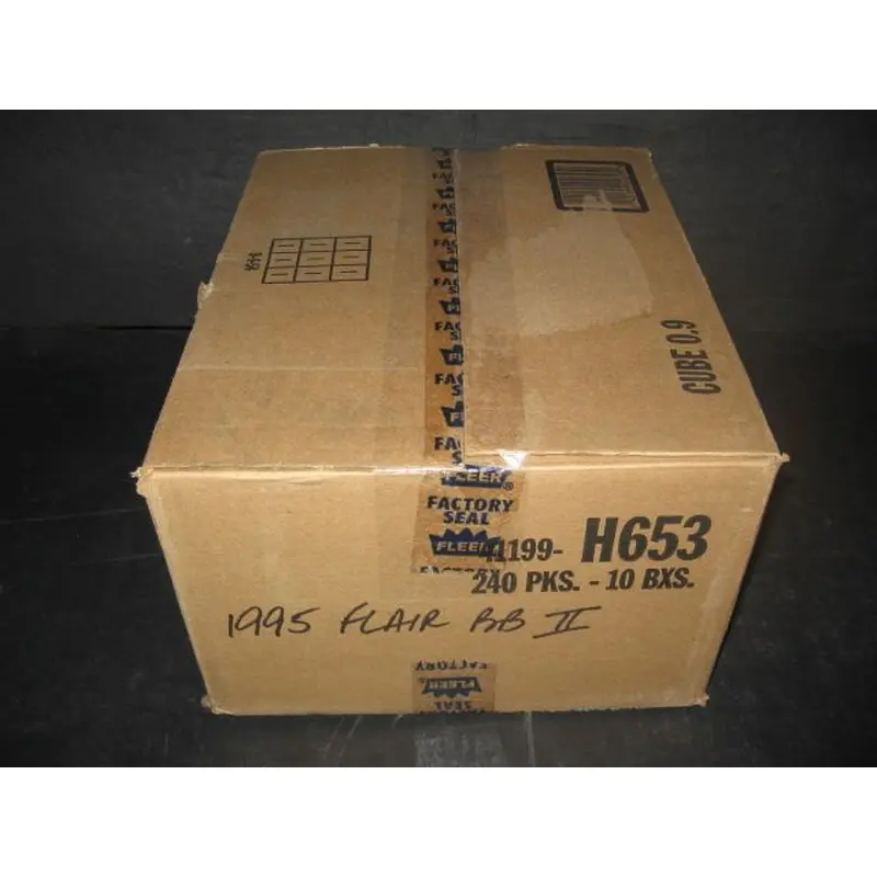 1995 Fleer Flair Baseball Series 2 Case (10 Box)