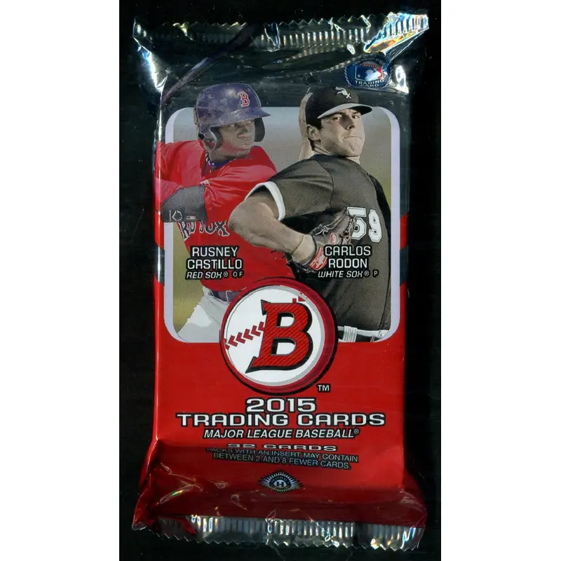 2015 Bowman Baseball Unopened Jumbo Pack (Hobby) (32)
