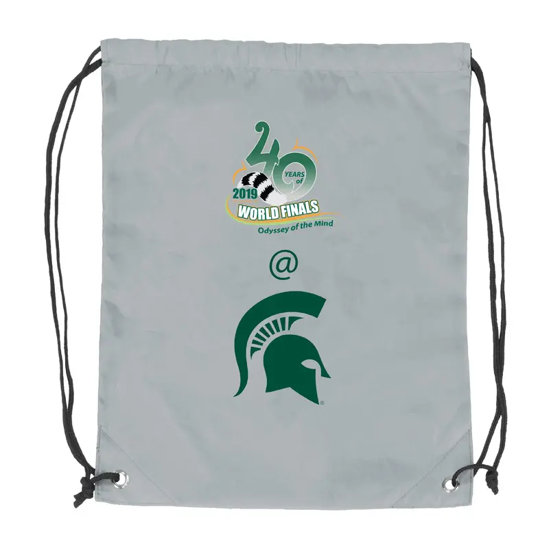 Michigan State University Gray Cruise Backsack f/ World Finals Cobrand
