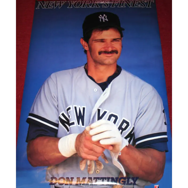 Don Mattingly "New York's Finest" Vintage Yankees Poster - Costacos Brothers 1990
