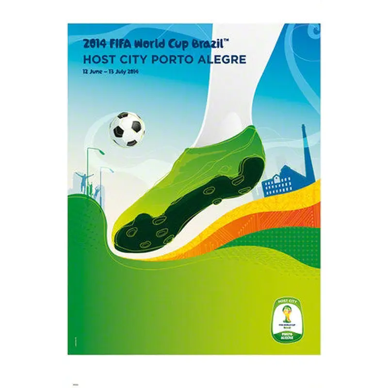 FIFA World Cup 2014 Official Venue Poster - Porto Alegre (#0952)