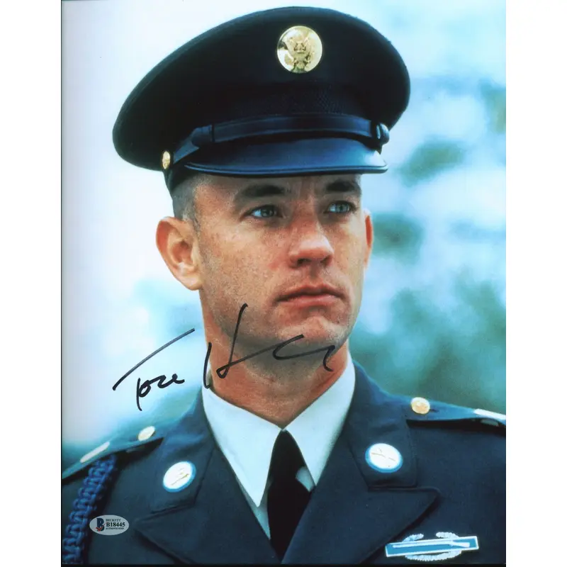 Tom Hanks Forrest Gump Authentic Signed 11x14 Photo Autographed BAS #B18445