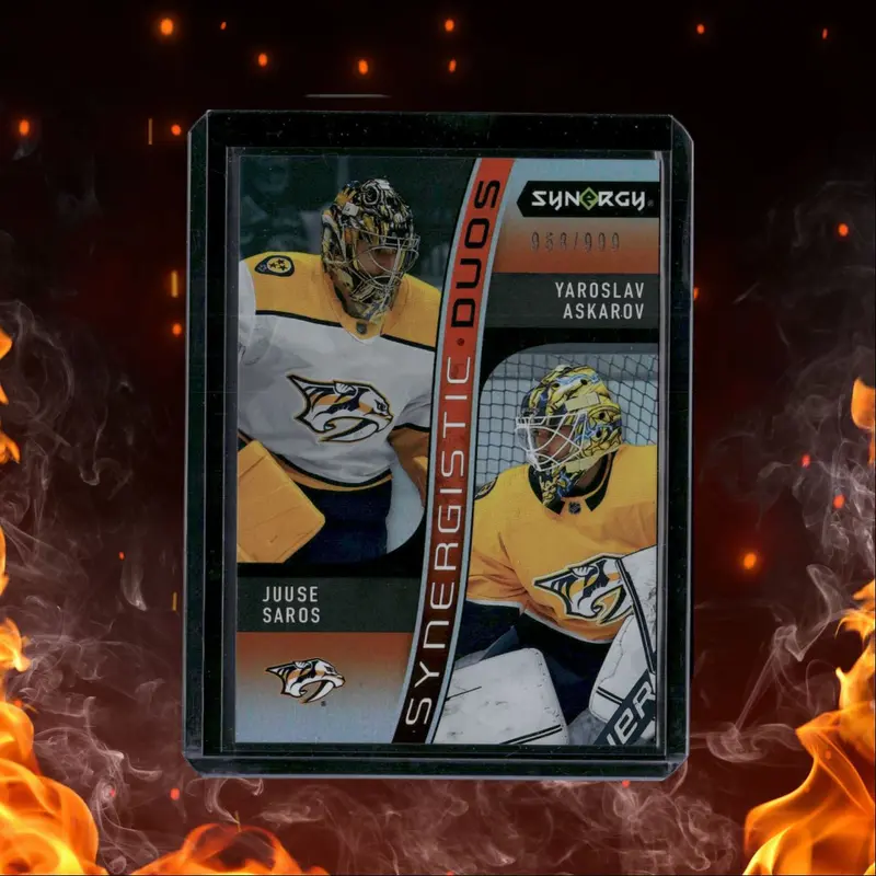 2023-24 Upper Deck Synergy Askarov / Saros Synergistic Duos 958/999 #SD-12