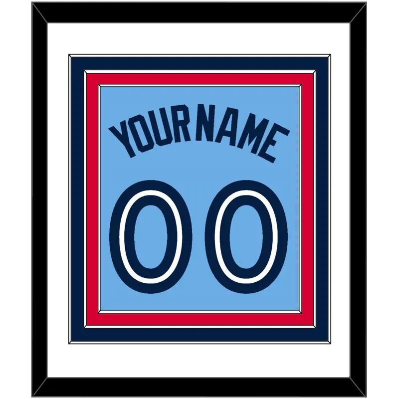 Toronto Name & Number - Alternate Light Blue - Triple Mat 1
