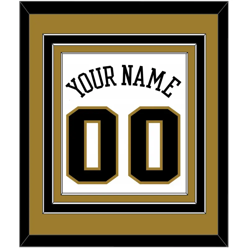 Wake Forest Basketball Name & Number - Home White (2006-2009) - Triple Mat 3