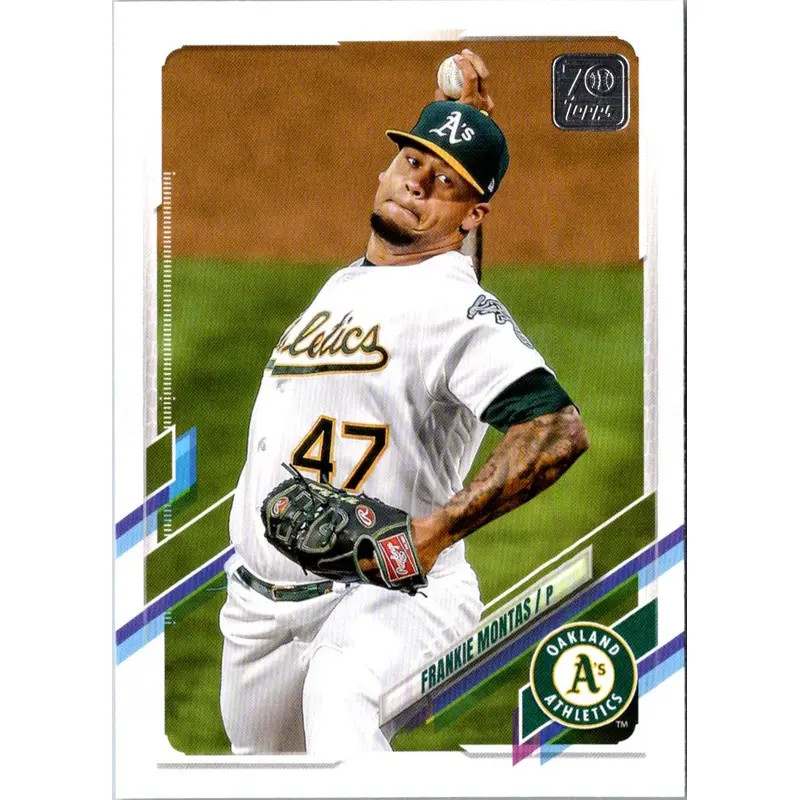 2021 Topps Update Gold Foil Frankie Montas #US154