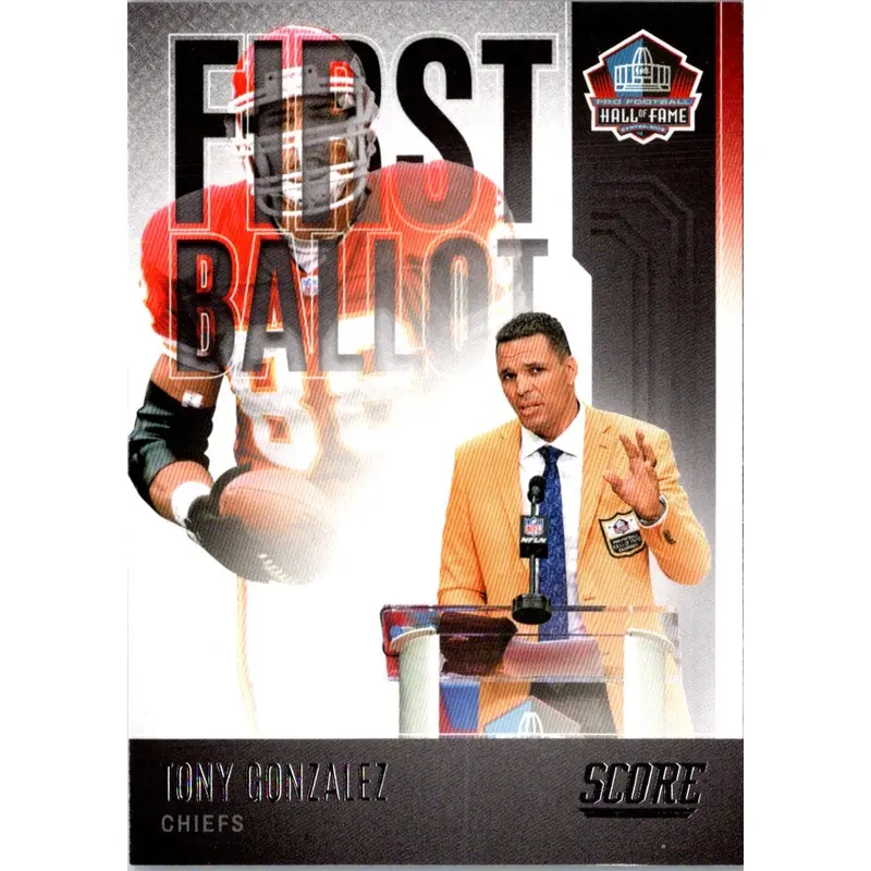 2022 Score First Ballot Tony Gonzalez #FB-TG