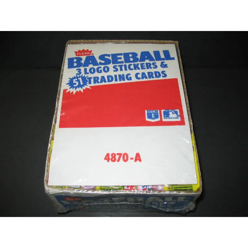 1987 Fleer Baseball Unopened Rack Box (Authenticate)