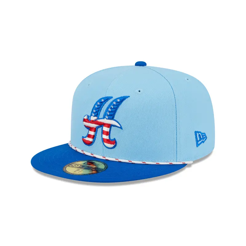 Hartford Yard Goats New Era Stars & Stripes '25 Fitted Cap