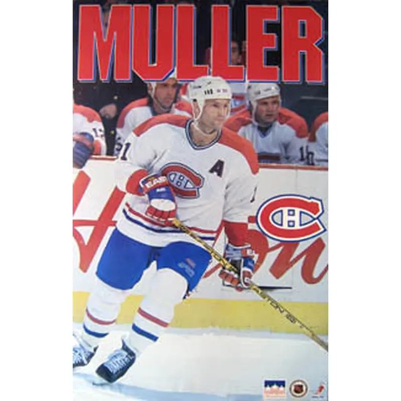 Kirk Muller "Habs Action" Montreal Canadiens Poster - Starline 1994