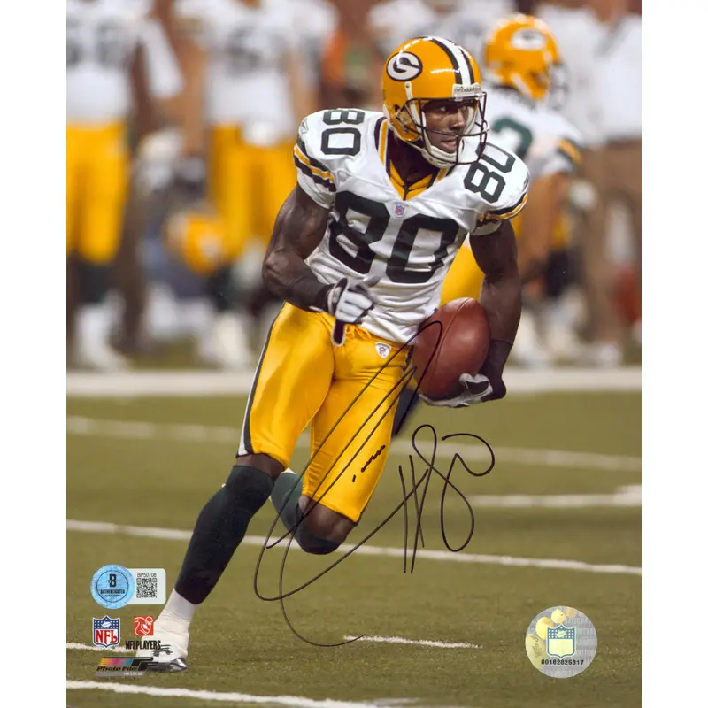 Packers Donald Driver Authentic Signed 8x10 Photo Autographed BAS #BP50708