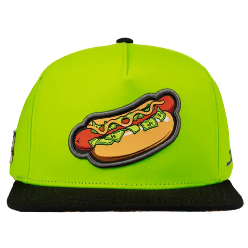 JC HATS GREEN FOOD MONEY DOGS 1647 GREEN