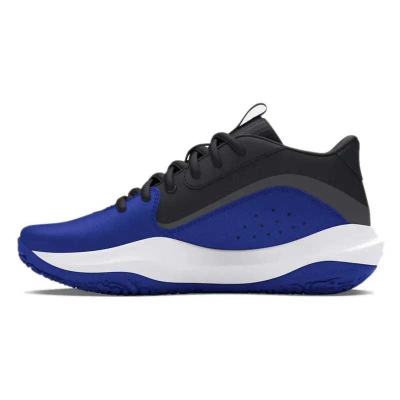 Under Armour Lockdown 7 BLU/BLK Junior Basketball Shoes 3028513-401