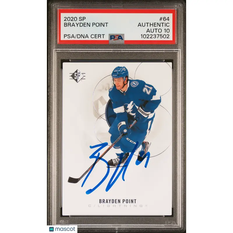 2020-2021 SP #64 Brayden Point PSA A Auto 10