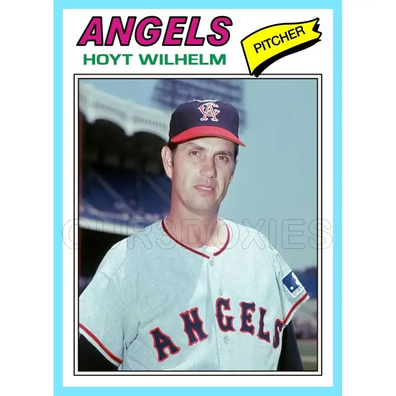Hoyt Wilhelm 1977 Topps Custom Card - 4890