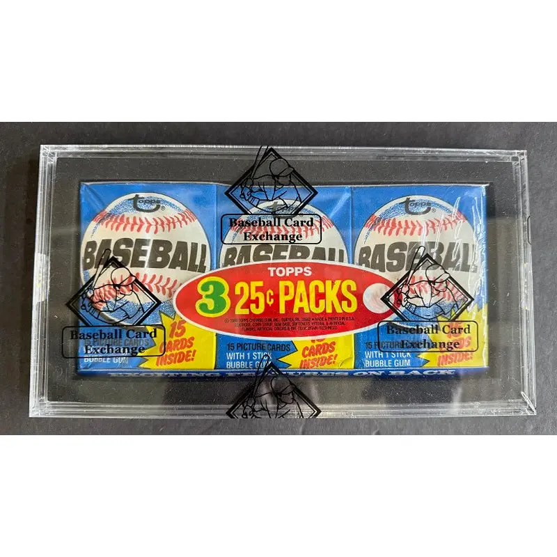 1980 Topps Baseball Unopened Wax Pack Tray (BBCE)