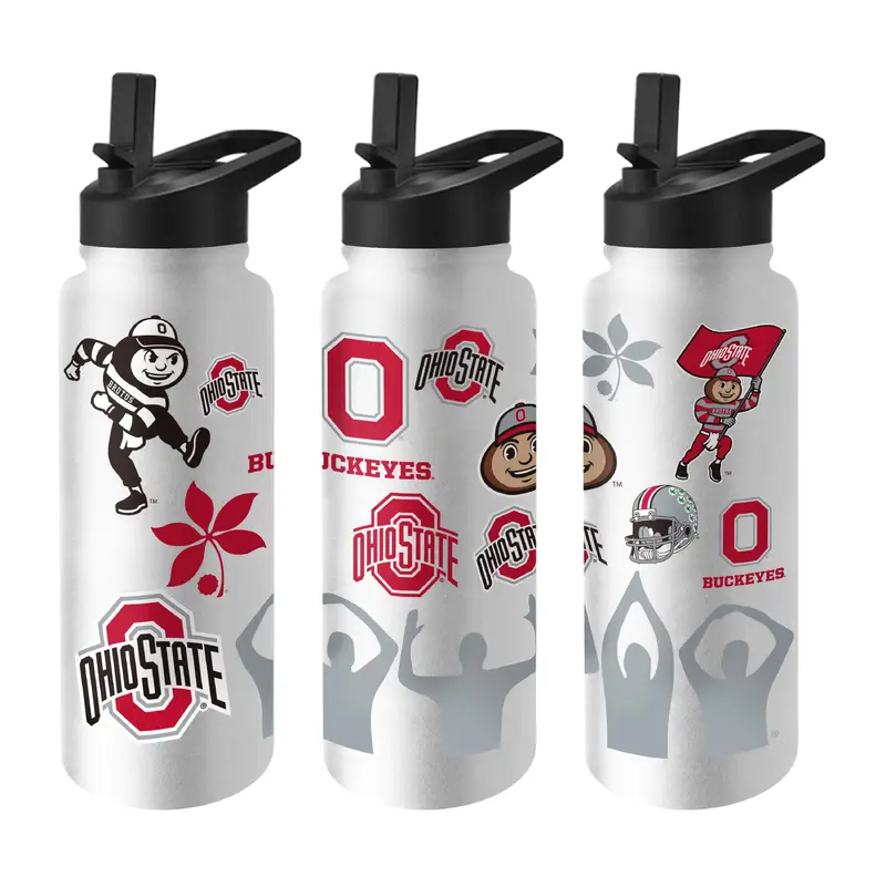 Ohio State 34oz Team Logos Quencher Bottle