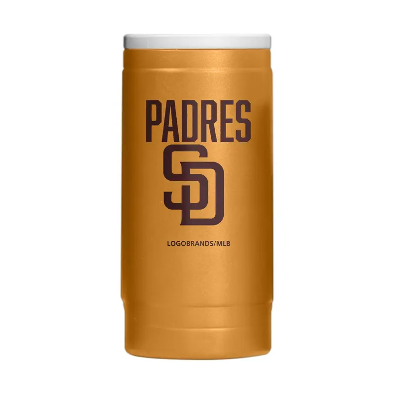 San Diego Padres Huddle Powder Coat Slim Can Coolie