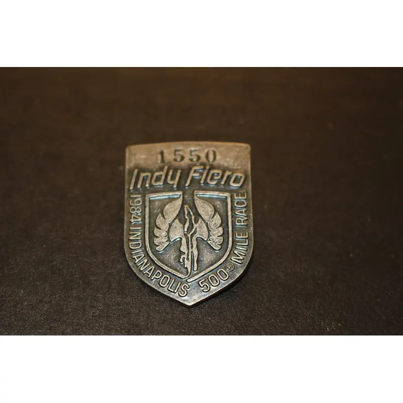 1984 Indy 500 Silver Pit Badge #1550