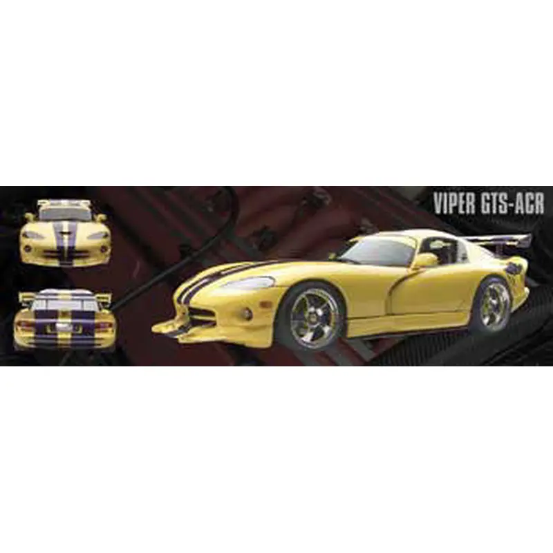 Dodge Viper GTS-ACR Three-Shot Car Poster - Import Images