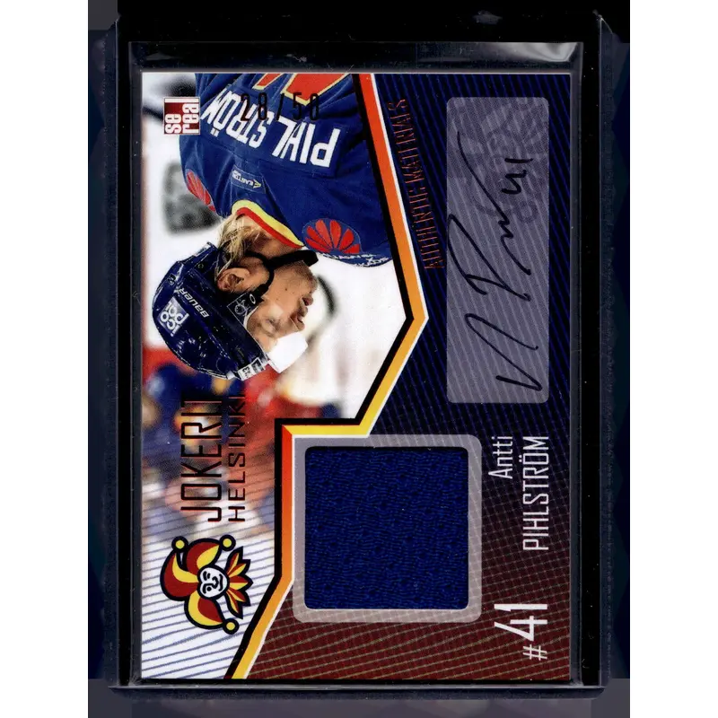 2016-17 Sereal Jokerit Authentic Jersey & Autograph - Antti Pihlstrm #JOK-JER-A22 /50