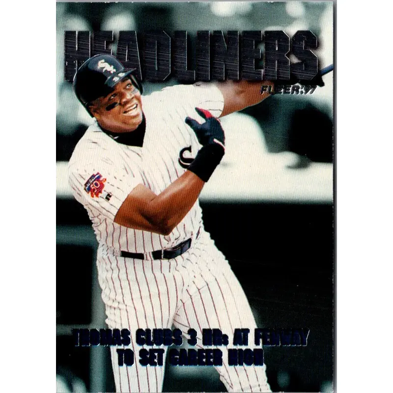 1997 Fleer Headliners Frank Thomas #20