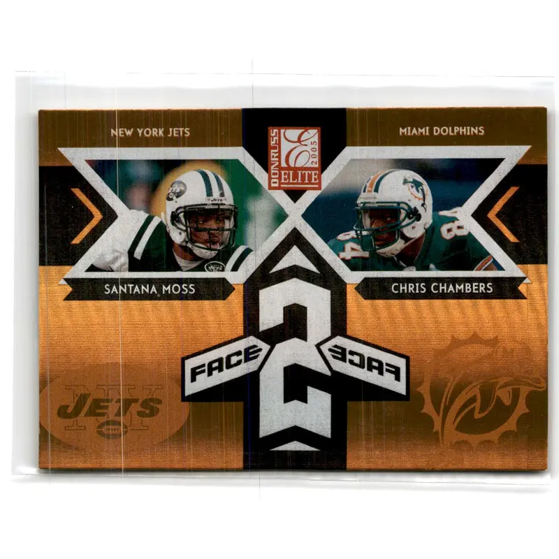 2005 Donruss Elite Chad Pennington/Curtis Martin/Santana Moss #ET-18 0342/1000