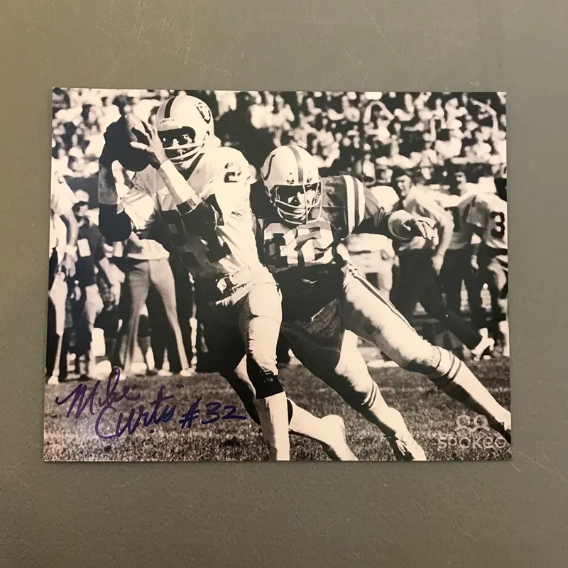Lot of 12 Mike Curtis Signed Autographed 8x10 Photos