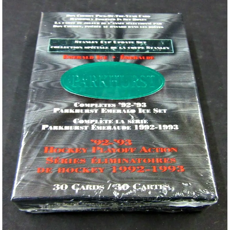 1992/93 Parkhurst Hockey Emerald Ice Stanley Cup Update Factory Set