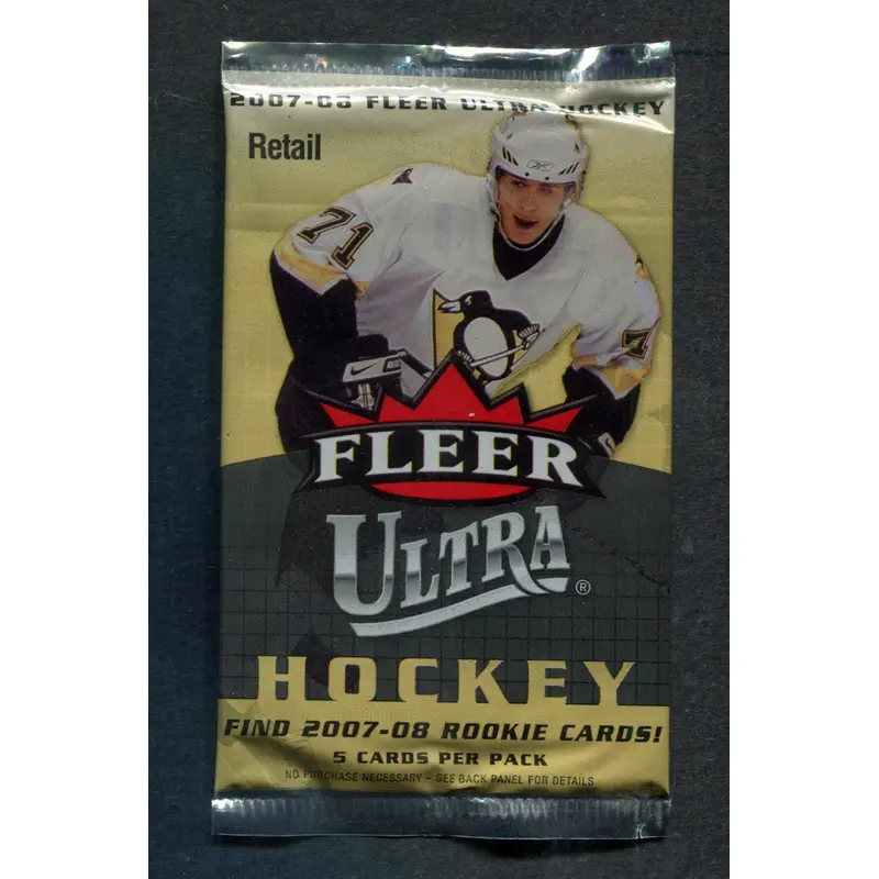 2007/08 Fleer Ultra Hockey Unopened Pack (Retail) (5)