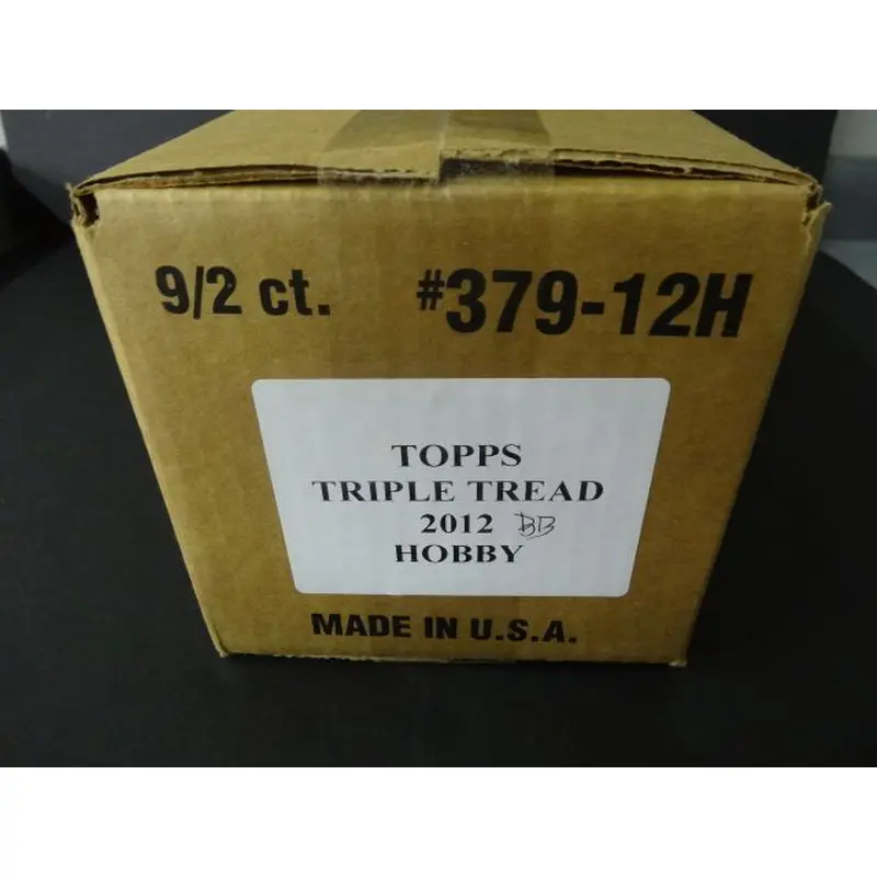 2012 Topps Triple Threads Baseball Case (Hobby) (9 Box)