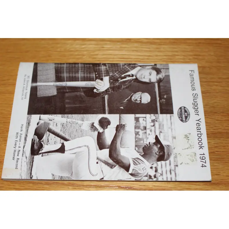 1974 Famous Slugger Yearbook