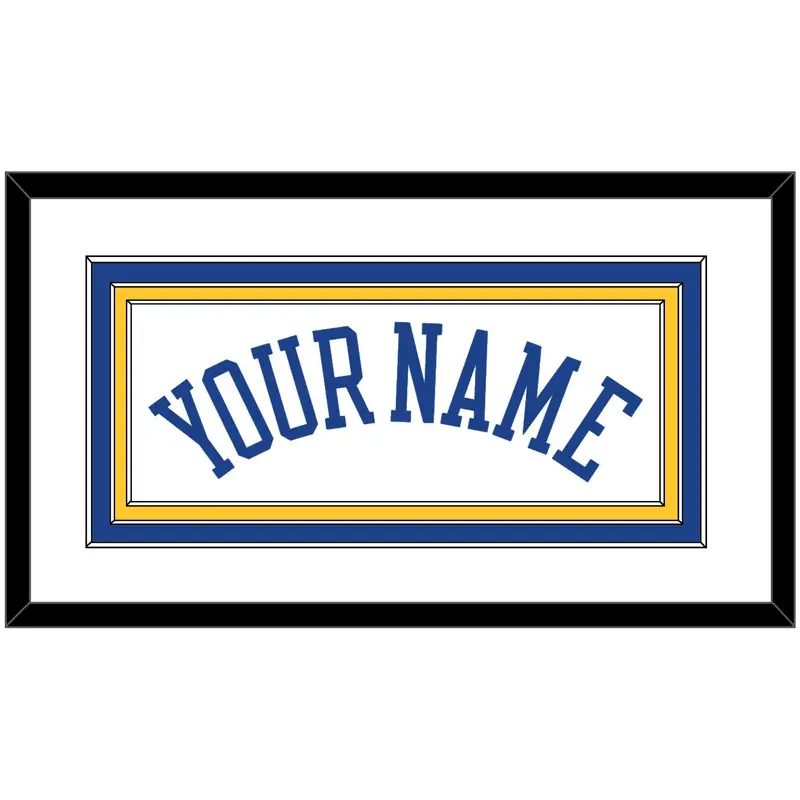 Golden State Name - Home White (2010-2019) - Triple Mat 1