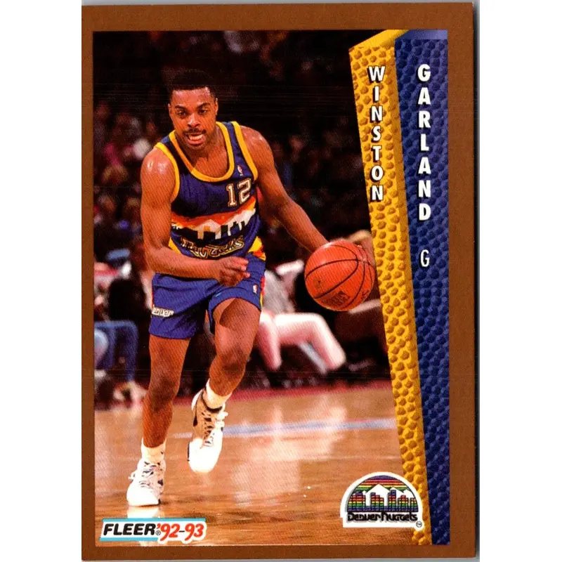 1992 Fleer Winston Garland #55