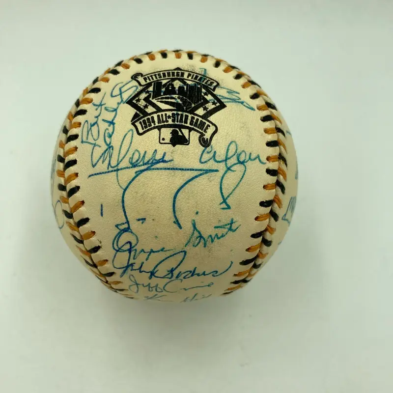 1994 All Star Game National League Team Signed Baseball Barry Bonds PSA DNA COA