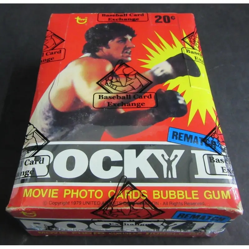 1979 Topps Rocky II Unopened Wax Box (BBCE)