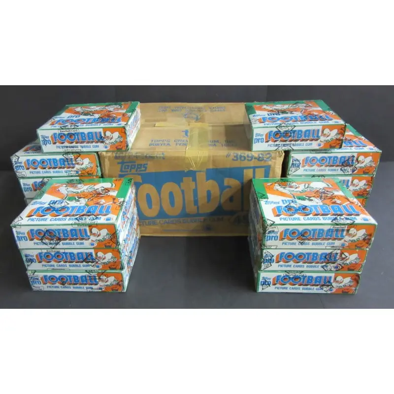 1982 Topps Football Cello Case (16 Box) (Wrapped) (BBCE)