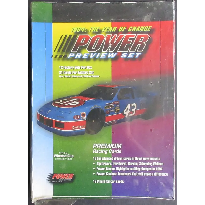 1994 Pro Set Power Racing Factory Set Box (12/31)