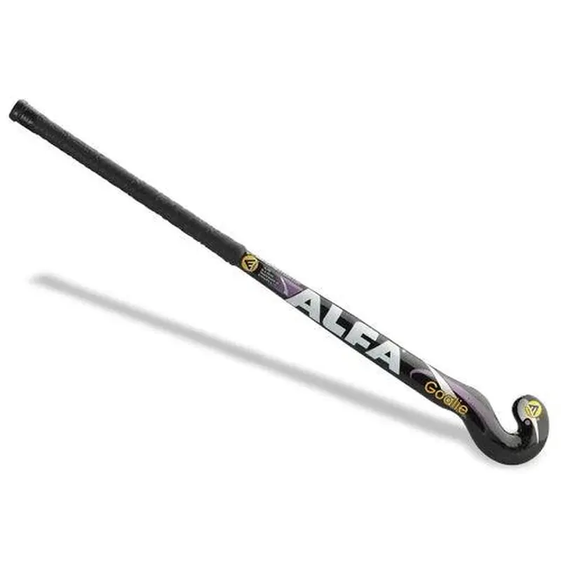 ALFA GOALIE STICK PAINT FINISH ZIG ZAG BLADE | KIBI SPORTS