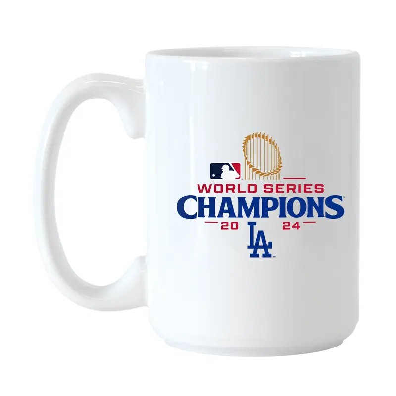 LA Dodgers 2024 World Series Champs 15oz Roster Sublimated Mug