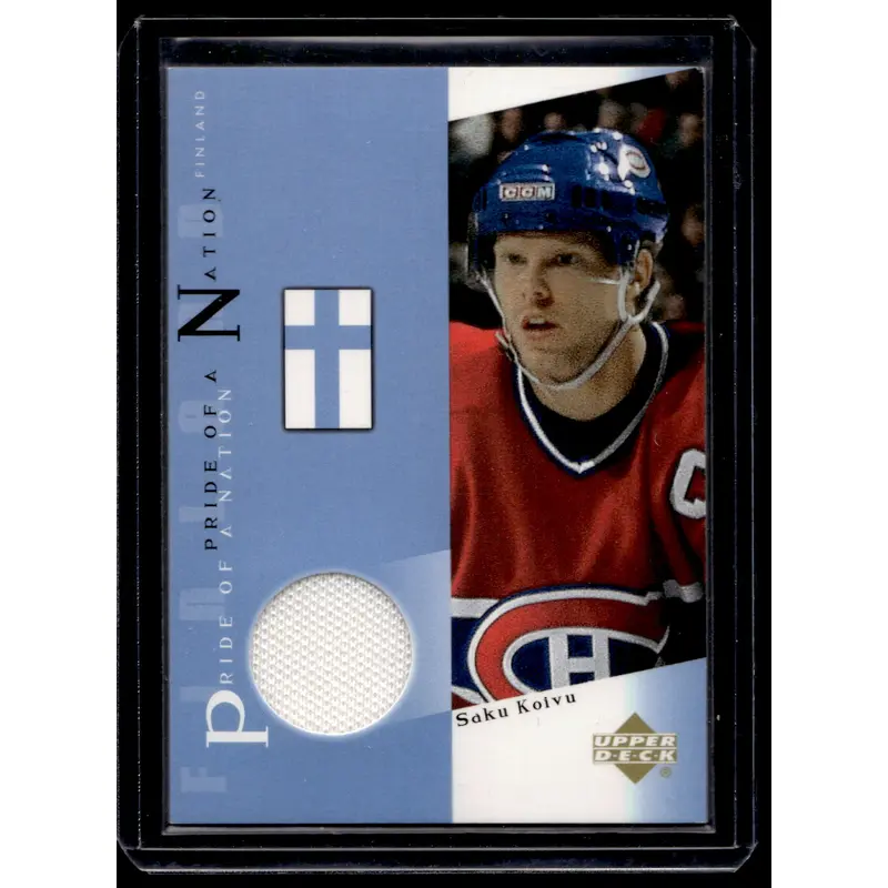 2001-02 Upper Deck - Pride of a Nation - Saku Koivu #PN-SK