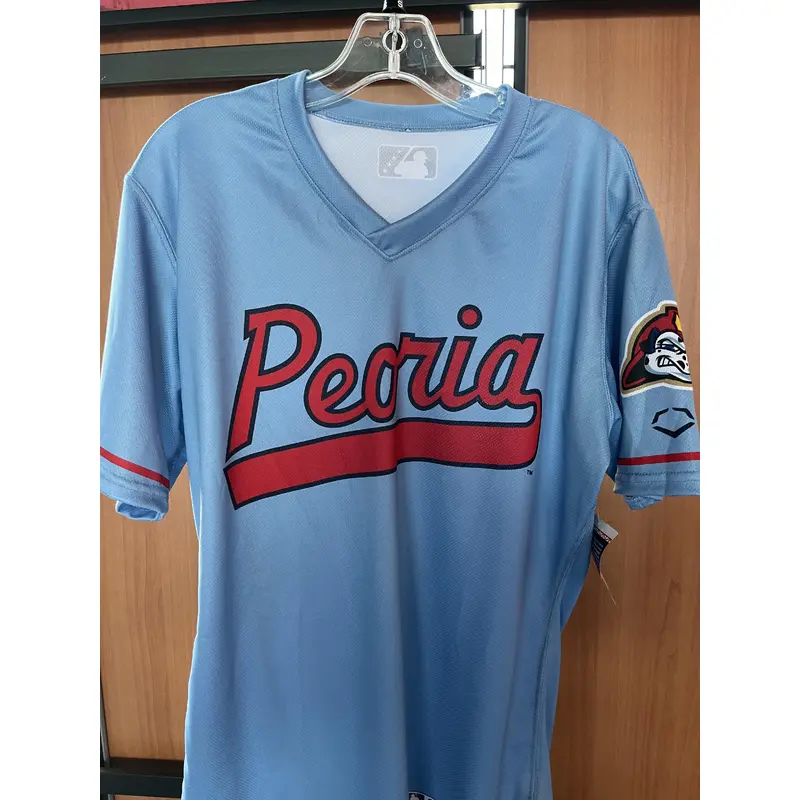 Adult Peoria Chiefs Replica Jersey - 2024 Throwback Baby Blue