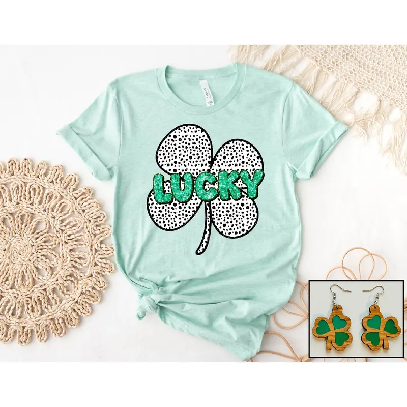 Grunge Lucky Shamrock